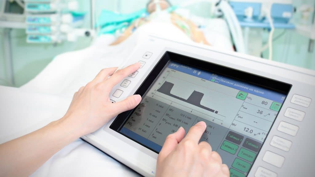 medical-grade touch screen