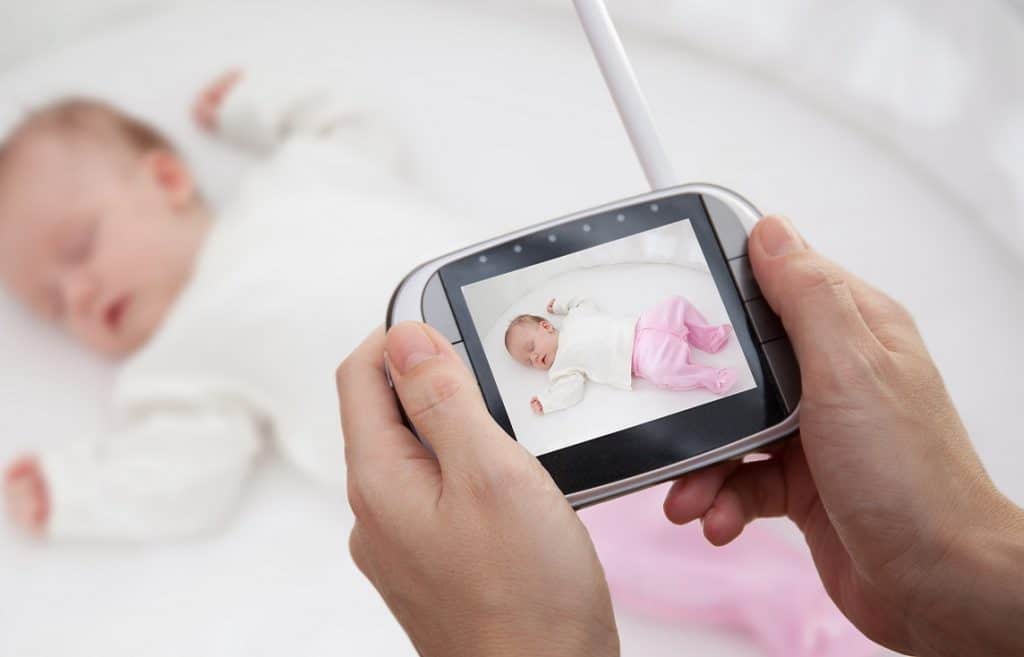 baby monitor consumer electronic with LCD display