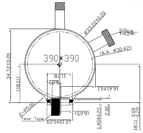 round amoled display